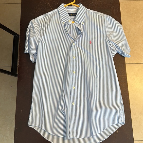 Button Down Dress Shirt - Short Sleeve - Picture 3 of 6